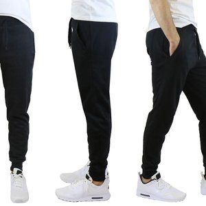Men'S French Terry Joggers With Zipper Pockets